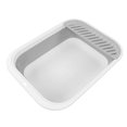 thumbnail image 1 of Cat Litter Tray, Professional Open Cat Litter Box Collapsible Easy To Clean Open Air Kitty Litter Pan  With Baffle Scoop For Bedroom Indoor, 1 of 8