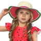 thumbnail image 5 of 50-54 cm circunferencia del sombrero sombrero de playa para niños verano junto al mar sombrilla de ala grande sombrero de paja lindo sombrero para el sol de frutas, tipo: estilo3;, 5 of 5