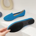 thumbnail image 3 of Viluyesy Womens Flats Shoes, Shallow Slip-On Wide Width Casual Comfort Breathable Shoes Blue, 3 of 4