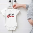 thumbnail image 5 of Love Cousin Cute Relative Family Baby Romper Boys or Girls Infant Baby Brisco Brands NB, 5 of 6
