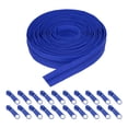 thumbnail image 1 of Cinta de cremallera de bobina de nylon de 10 yardas de Uxcell de 1" #3 con 20 deslizadores de cremallera, azul marino, 1 of 6