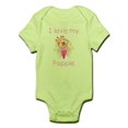 thumbnail image 1 of CafePress - I Love My Poppie (Girl Bfly) Infant Bodysuit - Baby Light Bodysuit, 1 of 1