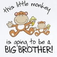 thumbnail image 2 of CafePress - Big Brother T Shirts Monkey Infant Bodysuit - Baby Light Bodysuit, Size Newborn - 24 Months, 2 of 4