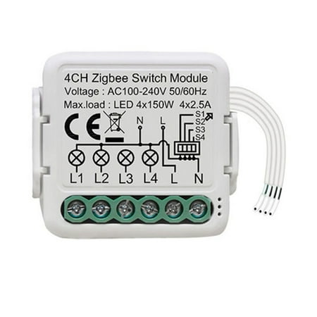 

Tuya Zigbee Smart Switch Module 4 Compatible Home Yandex