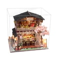 thumbnail image 3 of Modelo de tienda de Sushi DIY, creatividad de madera, molde de montaje LED japonés, juguetes para adolescentes y adultos, 3 of 5