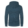 thumbnail image 6 of sususu Pullover Hoodie for Men Sport Fitness Casual Hooded Cardigan Knit Jacket Sweatshirt For Active,Blue,XXL, 6 of 6