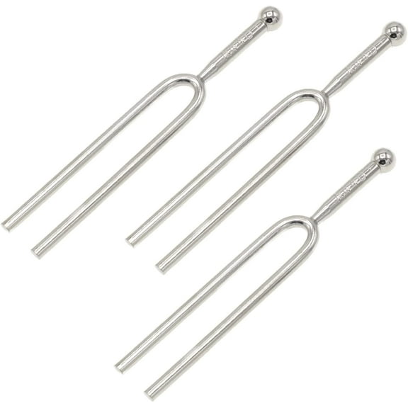 440 Hz Tuning Fork, Standard Tone A Tuning Fork Set, 3pcs Tuning Forks Tuner Device for Guitar Violin Tuning Tone, Music Tuning Accessories