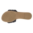 thumbnail image 2 of Sandalia FITORY para mujer, plana y sin cordones, con correa trenzada, color negro 7, 2 of 9