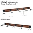 thumbnail image 4 of Electric Guitar Rack Wall Mount Hanger, Holds 5 Instruments, Adjustable Hooks, Aluminum Alloy Multi Guitar Holder Stand for Bass, Mandolin, Banjo, Ukulele, 4 of 7