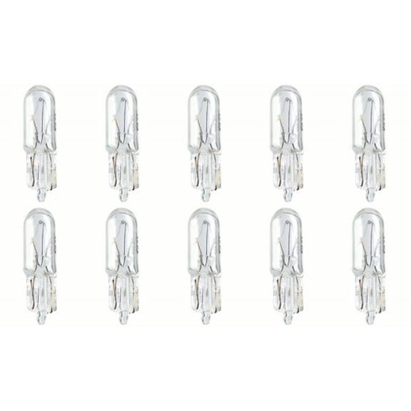 CEC Industries #2723 Bulbs, 12 V, 2.28 W, W2x4.6d Base, T-1.5 shape (Box of 10)