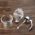 thumbnail image 4 of Honey Jar Versatile Glass Seal Lid Squeeze Sauce Syrup Jar With Funnel Sprinkler Base Fengmiguan Clear, 4 of 5