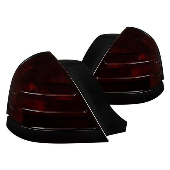 Spyder Auto 9034046 Xtune OEM Style Tail Light for 1999-2011 Ford Crown Victoria&#44; Red Smoked