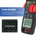 thumbnail image 5 of ANENG Digital AC Current Clamp Meter ST182 4000 Counts 400A Automatic Multimeter Voltage Meter with Backlight Universal Tester Gauge NCV Test Measuring Temperature, 5 of 7