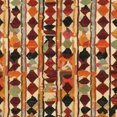thumbnail image 6 of HAOXIT Colorful Tablecloth, Geometric Striped Repeating Cultural Pattern Aztec Inspired Vintage Shapes Print, Round Table Cover for Dining Room Kitchen Decor 38-42, 6 of 8