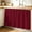 Red, variant on Pure Red Wine Cabinet Curtain 28"Wx51"L, Dustproof Storage Cabinet Curtain with Self Adhesive Tape, Simple Solid Color Tall Pantry Cover Drape for Kitchen, Laundry Room, Utility Closet