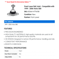 thumbnail image 2 of Front Lower Ball Joint - Compatible with 1999 - 2006 Volvo S80 2000 2001 2002 2003 2004 2005, 2 of 2