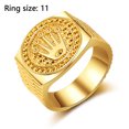 thumbnail image 1 of Joyas y otros complementos Anillo Hombre Hip Hop Plata Oro Corona Heartbreak Finger Ring Zhivalor 221884-3, 1 of 4