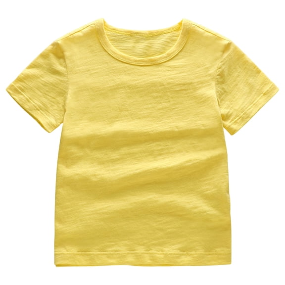 YUEHUA Boys Graphic Tees Size 7 Boys Tops S oft Breathable Short Sleeve T Shirt for Kids Casual Round Neck Tee Comfortable Everyday Wear for Boys 1 14 Years, Size 12-18 Months