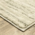 thumbnail image 3 of HomeRoots 508740 10 x 13 ft. Beige & Gray Abstract Power Loom Stain Resistant Rectangle Area Rug, 3 of 5