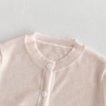 thumbnail image 6 of hengsof Girls Cotton Knit Cardigan Coat for 1-9 Years Old Sun Protection Long Sleeve Open Front Jacket Lightweight Comfortable, 6 of 7
