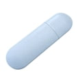 thumbnail image 1 of Estuche portátil para almacenamiento de cepillo de dientes y pasta de dientes Paja de trigo y caja de soporte de PP para viajes de camping (azul nórdico), 1 of 5