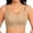 Khaki, variant on Smoothing Bra Anti Sagging Wireless Push Up Bras for Women No Underwire Full Coverage Bra Comfy Bras for Women