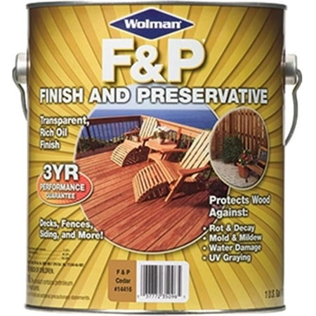Wolman 14416 1 gal. Wood Finish And Preservative (Best Finish For Cedar Deck)