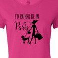 thumbnail image 4 of Inktastic I'd Rather Be in Paris- shopping and travel Women's T-Shirt, 4 of 5