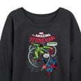 thumbnail image 3 of Marvel Spider-Man - Fighting Doc Ock - Ladies French Terry Pullover Long Sleeve Shirt, 3 of 5