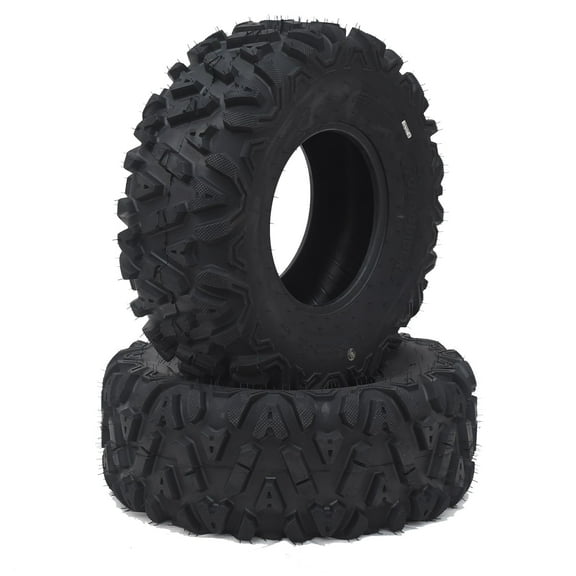Tropow ATV Mud Tires, 28X8-12-6PR All Terrain ATV UTV Off-Road Tires, AT28X8-12-6PR TL ATV Tires - Set of 2, Tubeless