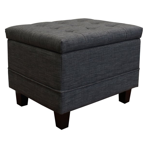 Raymond 24" Ottoman Dark Gray