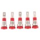 thumbnail image 2 of Socket de panel de seguridad de 4 mm 5pcs 4mm Banana Safety Panel Mount Binding Post Socket 30V-60V 24A Rojo rojo Magideal Socket de panel de seguridad de 4 mm, 2 of 6