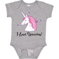 thumbnail image 3 of Inktastic Unicorn Girls Cute Fantasy Gift Girls Baby Bodysuit, 3 of 5
