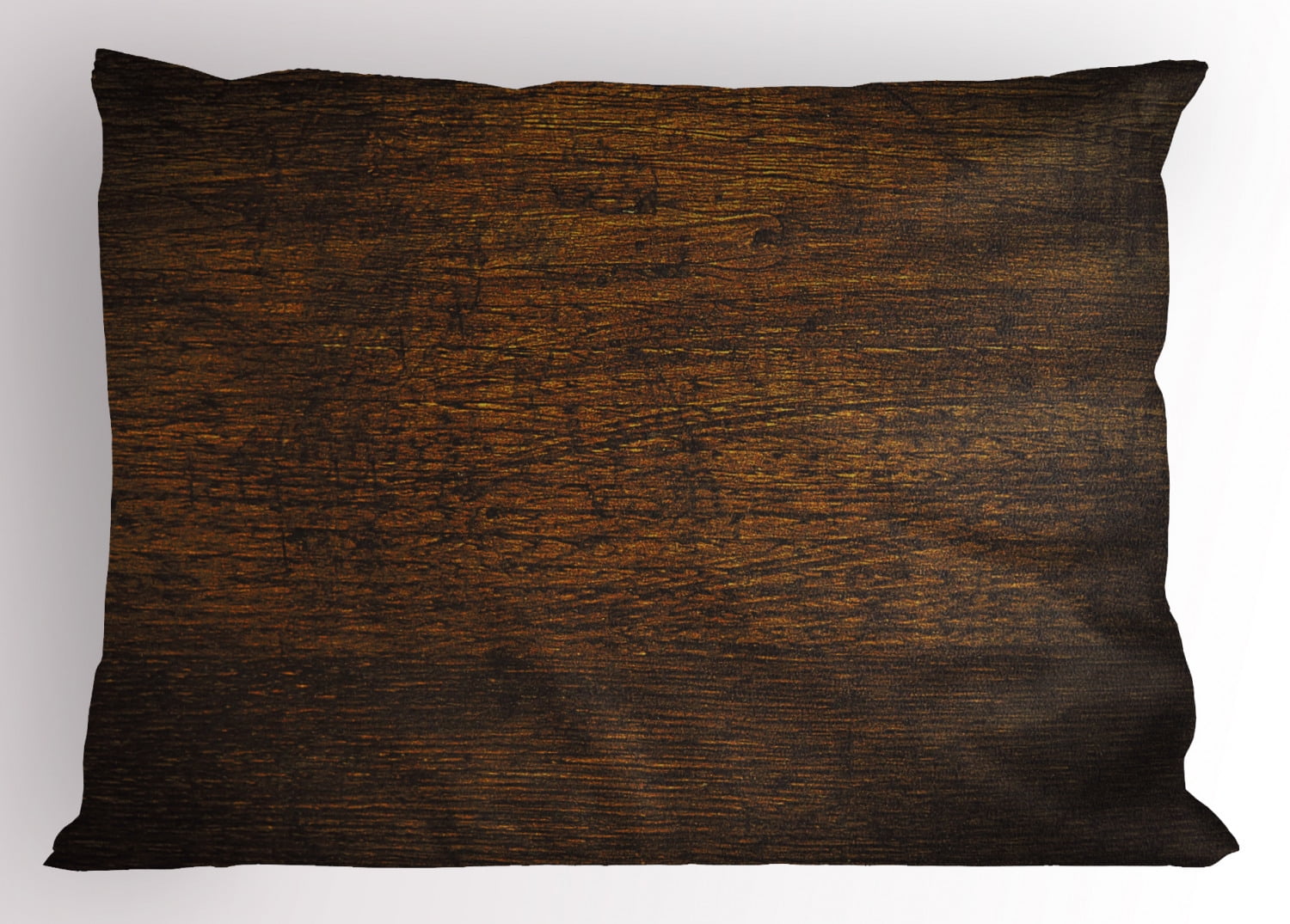 Wooden Pillow Sham Old Vintage Antique Timber Oak Background Rustic