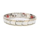 thumbnail image 2 of Pulsera De Acero De Titanio, Pulsera De Terapia Magnética, Longitud Ajustable, Compacta, Portátil, Elegante Para Viajes De Oficina Para Fiestas De Vacaciones ANGGREK Otros, 2 of 8