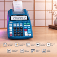 Printing Calculator With Tape Print Out - 10 Key Addinghine Paper Roll ...