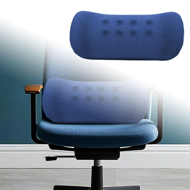 Lumbar Support with Slow Memory Foam for Extended Sitting Comfort and Posture