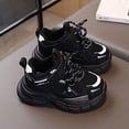 thumbnail image 5 of WNVMWI Children Mesh Platform Sneakers Toddler Girls Workout Shoes Witrh Hook And Loop Kids Casual Walking Sneaker Black Sizs 12, 5 of 5