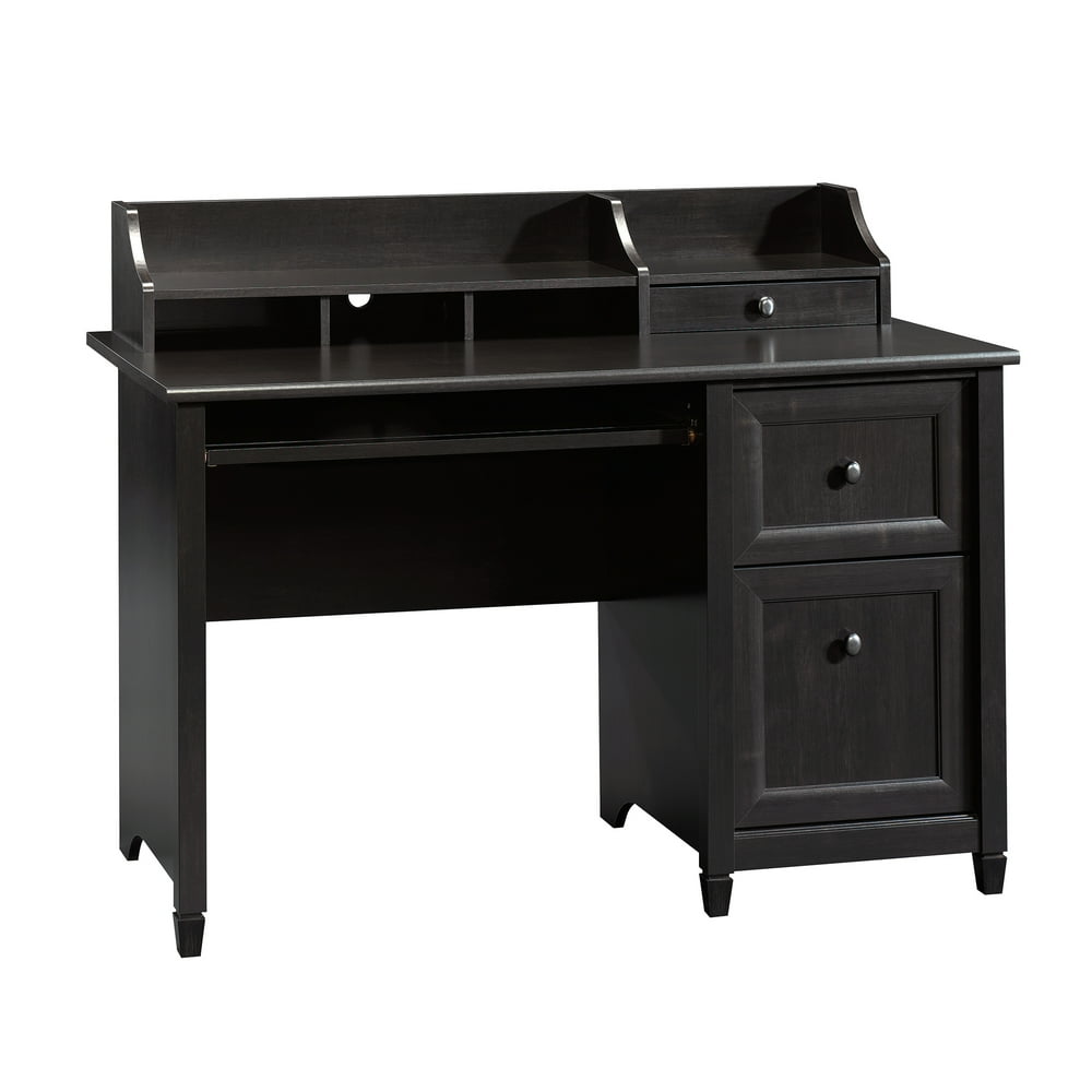 Sauder Edge Water Computer Desk, Estate Black Finish