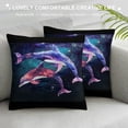 thumbnail image 3 of Dolphin Whale Pillow Cases Soft and Cozy Pillow Case Covers Lightweight Pillowcase Covers with Concealed Zip, 3 of 5