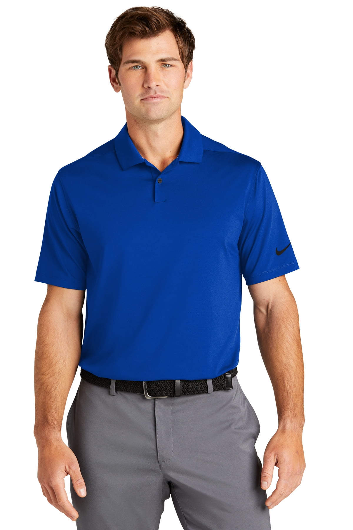 nike dri fit vapor polo blue