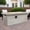 Light Grey, variant on 60" Rectangular Concrete Propane Gas Fire Pit Table, 60000 Btu, Light Grey for Outdoor Patio Backyards