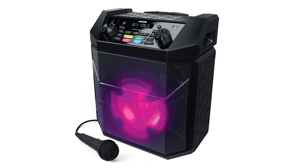 ION Party Boom FX HighPower Rechargeable Speaker with Lights