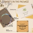 thumbnail image 7 of Elphaba Galinda Inspirational Gifts Bracelets for Women: Healing Natural Rainbow Stone Bracelets with Positive Affirmations - Get Well Soon Gift for Mom Aunt Daughter Best Friends Sister Coworker, 7 of 7