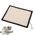 thumbnail image 1 of Protector del sofá de los muebles del rasguño del gato con el sisal natural para proteger la silla del sofá del sofá, 1 of 7