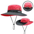 thumbnail image 5 of Women's Summer Sun Bucket Hats, UV Protection Beach Hats Foldable Mesh Fishing Cap for Women, 5 of 6