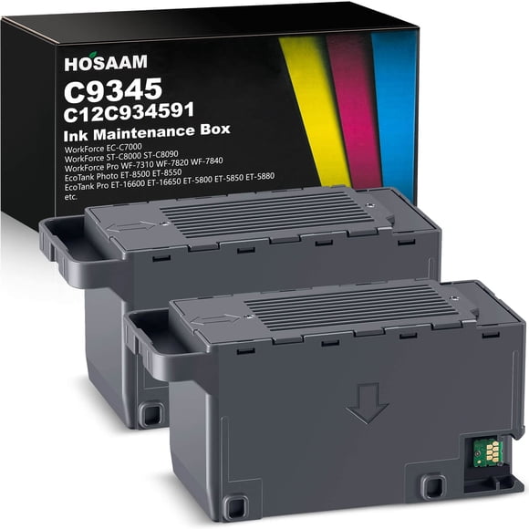 Caja de mantenimiento de tinta de repuesto Hosaam C9345 para impresoras EP