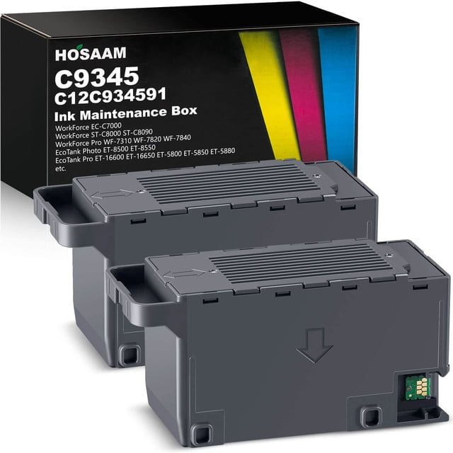 Caja de mantenimiento de tinta de repuesto Hosaam C9345 para impresoras EP