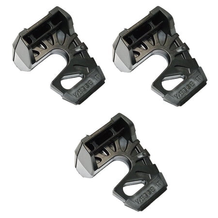 Wedge-It - The Ultimate Door Stop - Black (3 Pack)