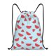 thumbnail image 1 of Fotbe Watermelon Bolsa Mochila con Cordón Estampada, Bolsa de Gimnasio Deportiva, Bolsa Cinch, Bolsa con Cordón para Hombres y Mujeres-Medium, 1 of 6